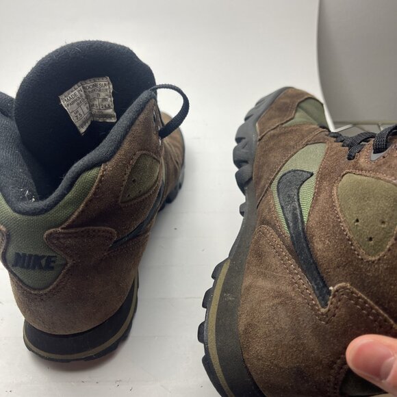 Vintage 90s Nike Caldera ACG Hiking Boots Brown Suede Size 7.5 940305 IB (Read) - Picture 9 of 13